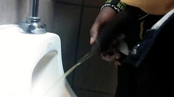 Preview 2 of Nxpor - CAUGHT Big Dick Black Guy Pissing