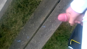 Preview 4 of Forced Granny Sercretary - Ejaculation Gay boy - In a park