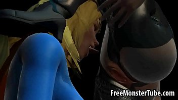 Preview 1 of Kitchen Room Rape Girl - Two sexy 3D cartoon super hero babes dyke it outomanandsoopergirl1-high 2