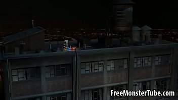 Preview 4 of Kitchen Room Rape Girl - Two sexy 3D cartoon super hero babes dyke it outomanandsoopergirl1-high 2