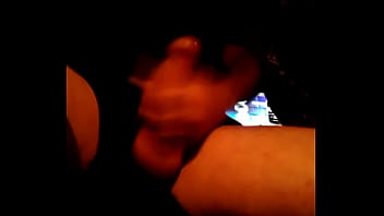 Preview 3 of Bbw Fucked Pov - Again wacking my cock in the darkness...