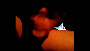 Preview 4 of Bbw Fucked Pov - Again wacking my cock in the darkness...