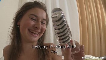 Preview 1 of Tits Ftesh - Sexy teen Kate gets ass toyed and mouth fucked