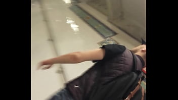 Preview 2 of He Cant Hold Anymore - spyin at subway