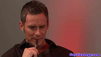 Preview 1 of Mummy Slipping Sun - Group of jocks enjoying blowjob session