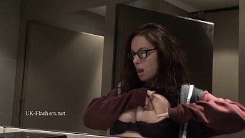 Preview 1 of Picalo - Toilet voyeurs masturbation and sneaky peeking upskirt of amateur british geek