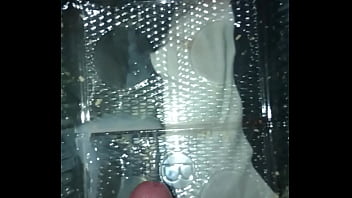 Preview 2 of Desi Lip Smooching - Nice cum in plastic tray after wanking for 4 hours