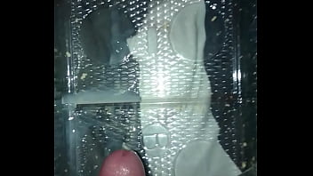 Preview 3 of Desi Lip Smooching - Nice cum in plastic tray after wanking for 4 hours