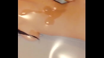 Preview 1 of Japanese Cheating Son Jion - Painting my cum jizz on Vanessa (Reflex) after tribute.