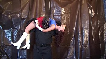 Preview 1 of Hurt Tube Amateur - Bolt Girl defeated and made to strip