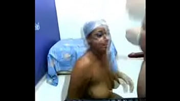 Preview 4 of Muslim Aunt And Boy - Latin couple