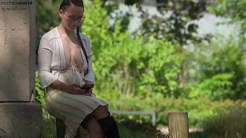 Preview 1 of Namitha Sex Download - slave girl with natural saggy tits expose her body in public