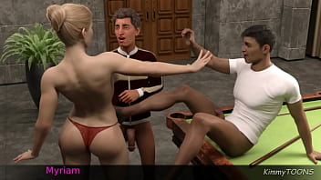 Preview 4 of Xxvi Deo Com - AWAM - Sex scene - Husband shares cheating wife with his best friend - DP ANAL - kimmytoons
