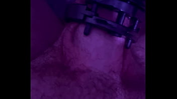 Preview 2 of Pidio Bokep Japan - Throbbing Cock Trapped in Chasity Cage