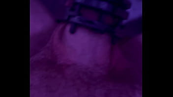 Preview 3 of Pidio Bokep Japan - Throbbing Cock Trapped in Chasity Cage