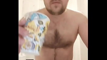 Preview 3 of Family Sharing Bed - Russian gay cums twice with hot cum,  tastes cum,  pours fresh cum all over his fucking face!!!!