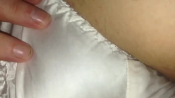 Preview 4 of Gf N Bf Sex In Passionate - White satin panties