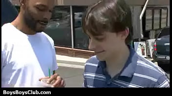 Preview 2 of C4y Hard - Hot muscled black gay boys humiliate white twinks hardcore 21