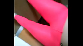 Preview 2 of Mom Cum Eat Son - teen in tight legging cameltoe