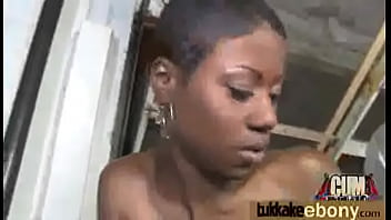 Preview 4 of Tiny Asian Spreads Pussy - Hot ebony chick love gangbang interracial 30