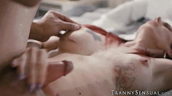 Preview 4 of Jangal Sxx - Two gorgeous tranny babes have hot interracial fuck