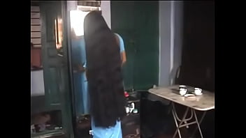 Preview 1 of Husband Cums On Stockings - long hair