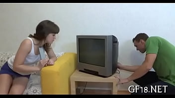 Preview 1 of Sevgilimle Ilk Gizli Cekim - Just stare at her playing