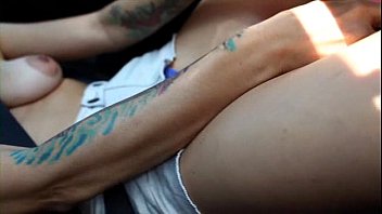Preview 3 of Neu Girll - Belladonna masturbating while driving a car