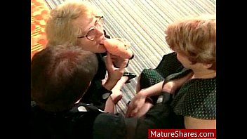 Preview 2 of Desi Lad Y - Horny grannies and a big toy