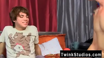 Preview 4 of Orgy Video Sex - Gay twinks Young Kyler Moss is walking through the neighborhood when