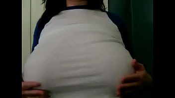 Preview 2 of Pussy Creampie Internal - Incredible Tits tshirt