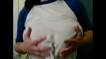 Preview 3 of Pussy Creampie Internal - Incredible Tits tshirt