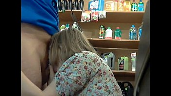 Preview 1 of Masturbate With Step Sister - Blowjob in store #1