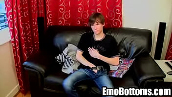 Preview 1 of Searchamateur Web Cam Chat Rooms - Emo twink Ethan White gets naked and tugs his cock4 1