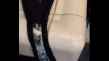 Preview 2 of One Hot Girl Fuck 3 Mens At Time - Enjoying a Soiled Thong!