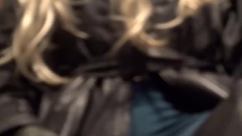 Preview 4 of Brazzer Com Aulin - bellas green leathercoat