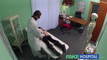 Preview 2 of Wave Xxx Movies - FakeHospital Petite emo chick makes doctor blow quick