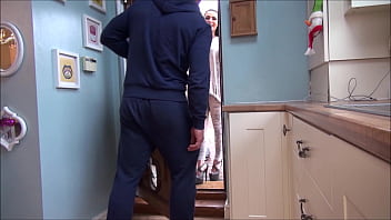 Preview 1 of Knife Killed Rape - NASTY SLUT POUNDED IN THE KITCHEN AND GOT HER PUSSY FILLED WITH CUM