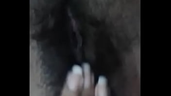 Preview 2 of 13 Year Old Sax - my girlfrnd rubbing her hairy pussy- part 1