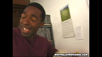 Preview 2 of Too Horny Forgot Condom - Black boss - white secretary 1