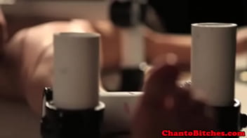 Preview 4 of Sxs Mamo Familiy - Lezdom mistress uses wax play on sub