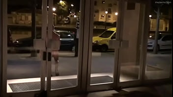 Preview 3 of Sexy Teen Ts Trap - Public wanker