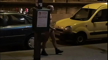Preview 4 of Sexy Teen Ts Trap - Public wanker