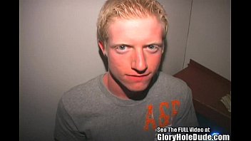 Preview 1 of Masiswi Canpus - Blonde Adonis Sucking Cocks in GloryHole