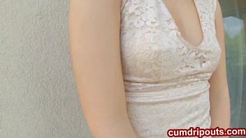 Preview 1 of Xxx 18 Scool Amreca - Blonde Charlyse Bella naked outdoors