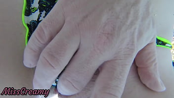 Preview 4 of Cops Pussy Eating By Man - Teen student fingers my pussy in a public pool in front of everyone - it&#039_s very risky with strangers near- MissCreamy