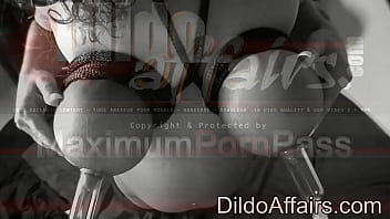 Preview 1 of Boy Disturb Busty Aunt - DildoAffairs - Anastasia big monster Toy stretch her hole!