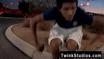 Preview 1 of Oman Sex Hotelxx - Hot gay sex Brendan and Lucas are out in the parking lot,  playing