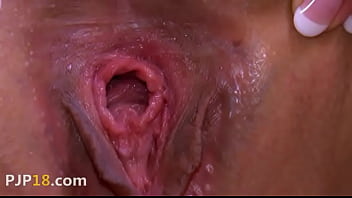 Preview 2 of Lucy Heart Chopsticks - Gyno mirror in her sticky snatch