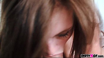 Preview 4 of Chuby Pussy Hair - Hot brunette GF gets fucked